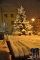 Christbaum vor der Pradler Kirche